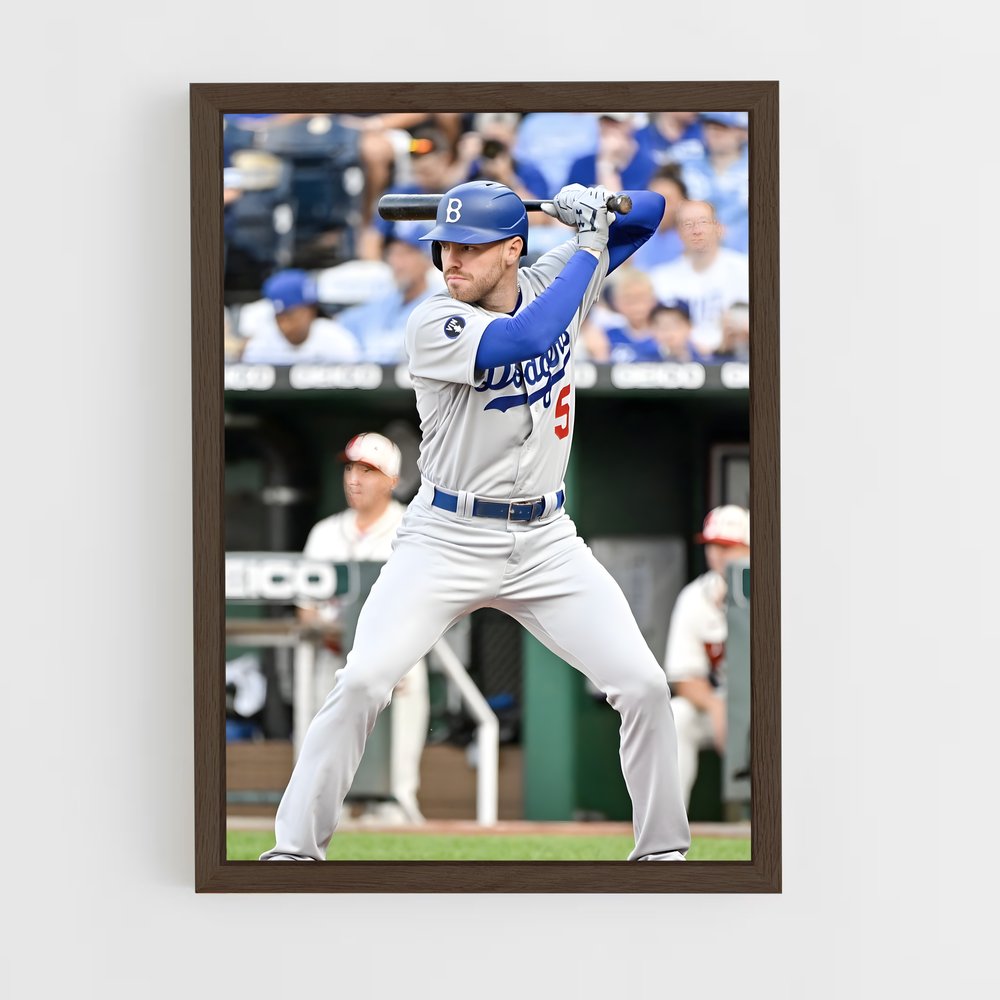 Poster Freddie de freeman – affiche Baseball (vue 5)